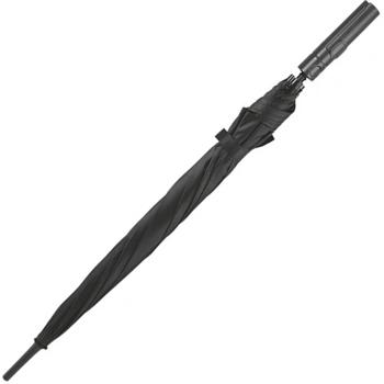 Preview: Lot 2 parapluies automatiques Cupbrella - Porte-gobelet intégré pour boissons 0.3-0.5L - Fibre de verre, ouverture auto, noir - Ø105xH84cm