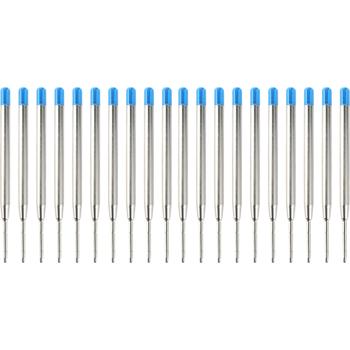 Preview: Set da 20 ricariche per penne a sfera spessore B, blu – ricariche universali per penne a sfera – durevoli per ufficio e uso quotidiano