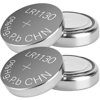 Preview: Set of 20 alkaline button cells LR54 AG10, 1.5 V 80 mAh, mercury- and cadmium-free – reliable batteries for watches, calculators & small devices
