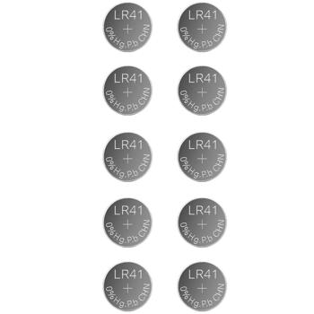 Preview: Set of 20 alkaline button cells LR41 AG3 1.5V 28mAh high-quality mercury-free batteries for watches, calculators, toys and hearing aids