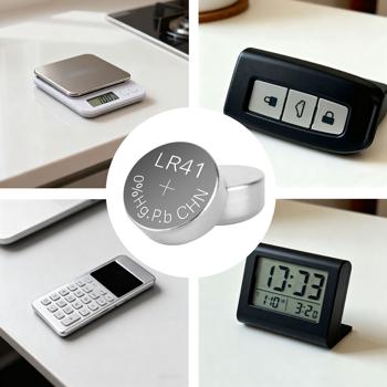 Preview: 20er-Set Alkaline Knopfzellen LR41 AG3 1,5V 28mAh hochwertige Batterien quecksilberfrei für Uhren Taschenrechner Spielzeug und Hörgeräte