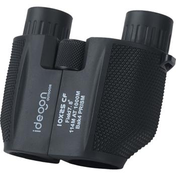 Preview: Compact mini binoculars 10x25: compact field glasses for hunting, hiking & outdoor. With night vision, BAK4 prism & pouch – ideal for adults & children