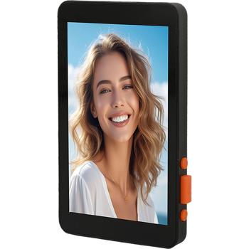 Preview: Magnetic smartphone selfie monitor - 4.02-inch vlogging display, 480x800 pixels, Bluetooth 5.0, USB-C charging port for content creators