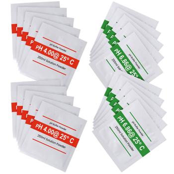 Professional 20-piece pH calibration solution set, high-precision pH 4.00 & pH 6.86 buffer solutions, maximum performance for your pH meter