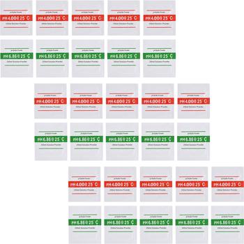 Professionelles 30er-Set pH-Kalibrierlösungen, Hochpräzise pH 4.00 & pH 6.86 Pufferlösung, Maximale Leistung für Ihr pH-Meter