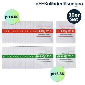 Preview: Professionelles 30er-Set pH-Kalibrierlösungen, Hochpräzise pH 4.00 & pH 6.86 Pufferlösung, Maximale Leistung für Ihr pH-Meter