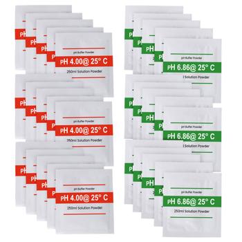 Preview: Professionelles 30er-Set pH-Kalibrierlösungen, Hochpräzise pH 4.00 & pH 6.86 Pufferlösung, Maximale Leistung für Ihr pH-Meter