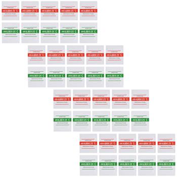 Professional 40-piece set of pH calibration solutions, high-precision pH 4.00 & pH 6.86 buffer solution, maximum performance for your pH meter