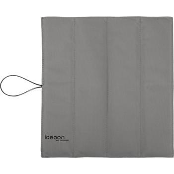 Preview: Lot de 2 coussins de siège pliables pour vos déplacements – coussins thermiques d’extérieur gris en tissu Oxford robuste – imperméables et isolants pour la randonnée, le camping, le stade et la maternelle
