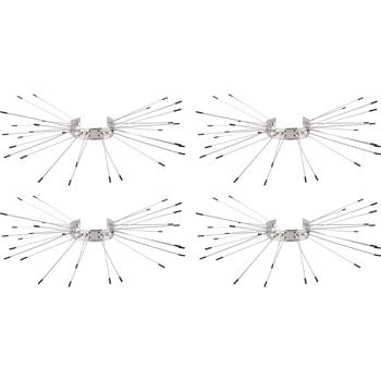 Preview: Efficace cintura anti‑martora set da 4 in acciaio inox, protezione anti‑arrampicata per pluviali e alberi, difesa contro procioni e gatti, montaggio semplice