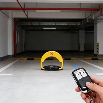 Preview: Set of 2 radio hand transmitters 433.92 MHz for fixed-code garage doors, 2-channel programmable remote control, AM/FM modulation, including key ring