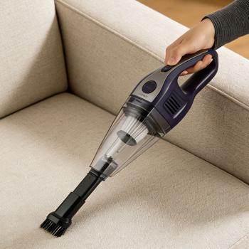 Preview: Cordless handheld vacuum cleaner 6800 Pa powerful mini vacuum, wireless 2600 mAh Li-Ion 66W table vacuum – compact & quiet for car, office, home