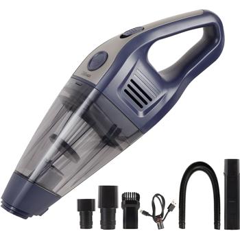 Preview: Cordless handheld vacuum cleaner 15,000 Pa strong – quiet bagless table vacuum with brushless motor for car, keyboard and more – including accessories
