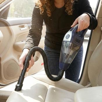 Cordless handheld vacuum cleaner 15,000 Pa strong – quiet bagless table vacuum with brushless motor for car, keyboard and more – including accessories