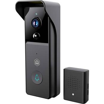 Videocitofono SmartLife con sensore di movimento, nero – Videocampanello 3 MP cristallino, Wi‑Fi, per la massima sicurezza e l‘automazione domestica smart