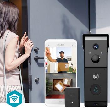 Preview: Videocitofono SmartLife professionale con sensore di movimento e visione notturna, nero - Campanello wireless con telecamera per una casa più sicura