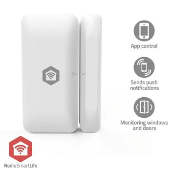 Preview: Capteur de Porte/Fenêtre Zigbee Nedis Smart Home - Protection Intrusion & Notification Instantanée - WIFIZBxxx - Compatible Tuya - Installation Facile