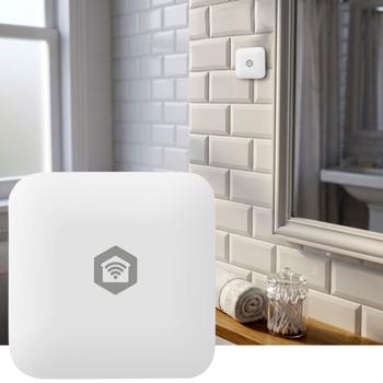 Smarter Zigbee Sensor: Temperatur- & Feuchtigkeitsüberwachung in Echtzeit. Kabellos, volle Kontrolle via App. Verbessert den Komfort & das Klima 
