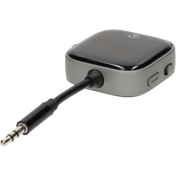 Adaptateur audio Bluetooth 5.3 2-en-1: Émetteur & Récepteur avec écran, Faible latence, Batterie 13 h - Pour voiture, casques, voyages en avion