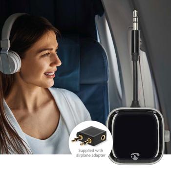 Preview: Bluetooth 5.3 Audio Adapter 2-in-1: Sender & Empfänger mit Display, Niedrige Latenz, 13h Akku - Audio Transmitter für Auto, Kopfhörer, Flugreisen