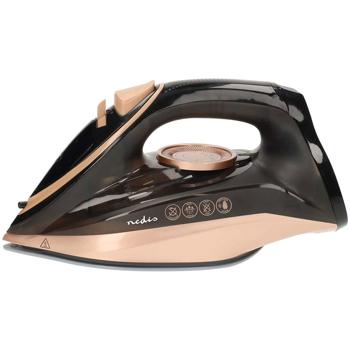 Preview: Kabelloses Dampfbügeleisen 2200W – Keramik-Bügelsohle kratzfest, schwarz-kupfer Design für mühelose Bügelfreiheit Preview: Kabelloses Dampfbügeleisen 2200W – Keramik-Bügelsohle kratzfest, schwarz-kupfer Design für mühelose Bügelfreiheit