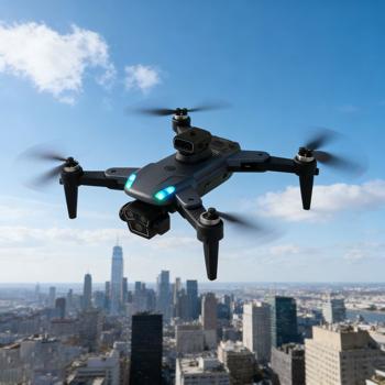 Preview: 4K Drohne mit Kamera Schwenkbar C0 Zertifiziert Bürstenloser Motor Faltbar GPS Rückkehr Hinderniserkennung Follow-Me Live-Übertragung Waypoint App