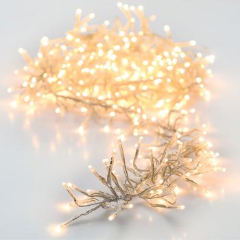 Preview: XL Christmas cluster string lights 1152 LED warm white – IP44 outdoor & indoor, 8.4m sparkling cluster fairy lights for a cozy atmosphere