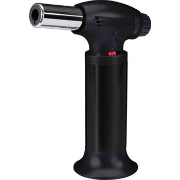 Preview: Chalumeau professionnel pour crème brûlée : puissant chalumeau à flamme jet pour caraméliser la crème brûlée, flamber et allumer. - Avec socle stable