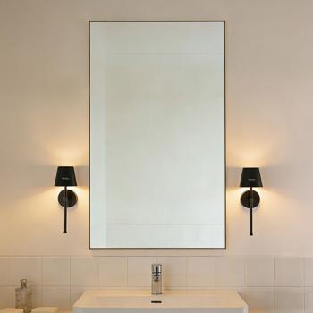 Preview: Elegante applique LED senza fili con telecomando: lampada da parete a batteria dimmerabile nera, ricarica USB con timer e sensore touch