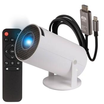 Full HD 1080p Beamer, 175 ANSI Lumen – Premium Heimkino Projektor mit Bluetooth 5.0 Audio, HDMI, USB – Beste Leistung für Filme/Gaming