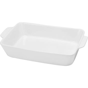 Preview: Set de 3 plats à gratin en grès, rectangulaires et robustes – set de plats allant au four pour lasagnes, gratins, casseroles et plus encore, en 3 tailles