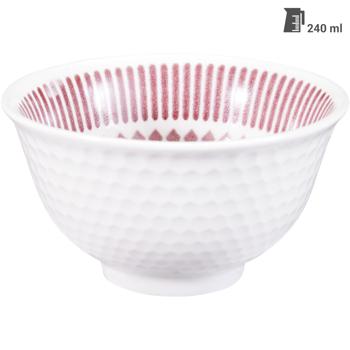 Preview: Elegant 6-piece snack bowl set made of high-quality porcelain, 240 ml – stylish design, perfect for dips, snacks & desserts