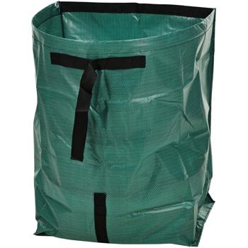 Preview: Extra‑strong garden waste bag 178L – ideal for collecting clippings, leaves and weeds – leaf collector with metal ring for excellent stability