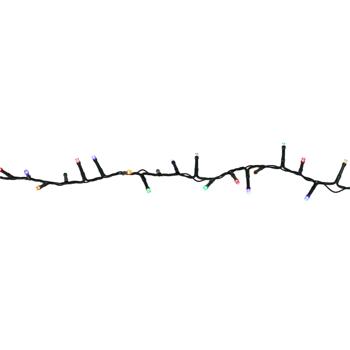 Preview: Guirlande lumineuse LED solaire, 768 LED, 5,6 m, 13 fonctions, télécommande et minuteur – rechargeable par USB, lumière colorée pour jardin, balcon et terrasse