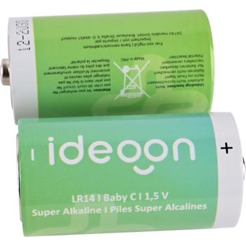Preview: Set of 2 premium C type baby batteries - LR14 alkaline 1.5V - Long-lasting energy source for household, toys and flashlights