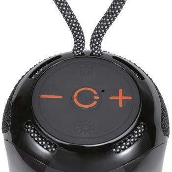 Preview: Powerful Bluetooth 5.3 party speaker – Mobile boombox with powerful sound, FM radio, USB/microSD & colorful light show for parties & outdoor use