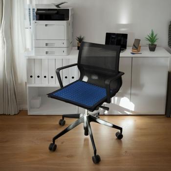 Preview: Komfort Gel-Sitzkissen, ergonomisch – Kühles Wabenkissen für bessere Haltung & Druckentlastung – Ideal für Büro, Auto, Rollstuhl