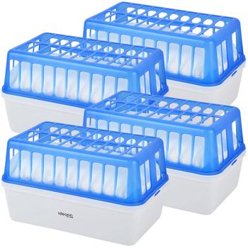 Preview: Set of 4 ultimate room dehumidifiers: powerful dehumidifier against mold & musty odors, refillable & non-electric