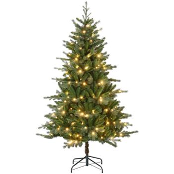 Preview: Premium LED Weihnachtsbaum, Kunstbaum 180 cm voluminös dicht beleuchtet - Christbaum mit 210 Lichtern, klappbar, festliche Deko für Innenbereich Preview: Premium LED Weihnachtsbaum, Kunstbaum 180 cm voluminös dicht beleuchtet - Christbaum mit 210 Lichtern, klappbar, festliche Deko für Innenbereich