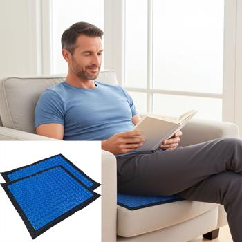 Set di 2 cuscini comfort in gel per seduta, ergonomici – cuscino a nido d’ape rinfrescante per una postura migliore e sollievo dalla pressione – ideale per ufficio, auto, sedia a rotelle