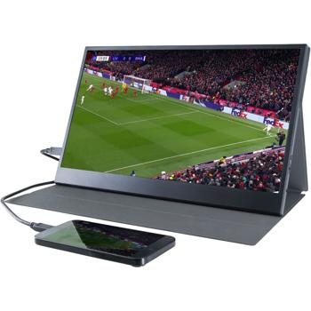 Preview: Monitor portatile IPS Full HD da 15,6“ – schermo ultracompatto per laptop, Mac, PS5, Xbox e smartphone – perfetto per gaming, viaggi, home office