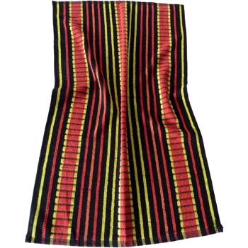 Preview: Traditional checkered towel 100% cotton: Highly absorbent dish towel & multipurpose cloth, red-black - Robust drying towel for household & hospitality