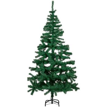 Preview: Grosser künstlicher Weihnachtsbaum 180cm - Naturgetreu: Realistischer Tannenbaum mit 650 Zweigen - Wunderschöne Weihnachtsdeko für Ihr Zuhause