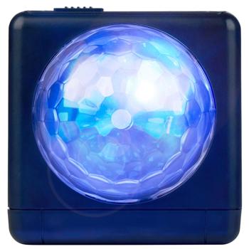 Preview: Kompakter Kraftvoller Bluetooth 5.4 Party Lautsprecher mit Discokugel Lichtshow – Mic, Aux, USB-C – Ideal für Zuhause, Partys und Feste