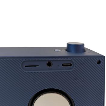 Preview: Retro Bluetooth Lautsprecher V5.4: Vintage Radio Design, USB-C, AUX, TF-Karte & FM – Edle Musikbox für Reisen, Camping & Party – satter Sound