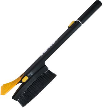 Indispensable hiver : grattoir à glace & brosse à neige 2-en-1 84 cm - balai à neige extensible pratique & grattoir de pare-brise robuste pour votre voiture