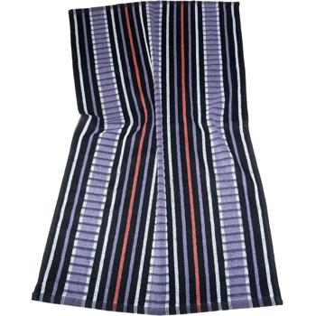 Preview: 20er-Set Grubentuch 100% Baumwolle: Saugstarkes Geschirrtuch & Mehrzwecktuch, lila-schwarz - Robustes Trockentuch für Haushalt & Gastronomie