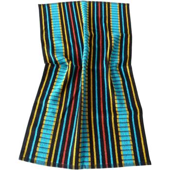 Preview: Set of 20 utility kitchen towels 100% cotton: highly absorbent dish towel & multi-purpose cloth, turquoise-black - robust drying towel for home & hospitality