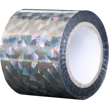 Preview: Nastro riflettente per uccelli 45 m x 5 cm - Allontanamento efficace tramite riflessi di luce e movimento - Nastri dissuasori senza chimica per giardino e balcone