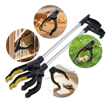 Set of 2 reachers 76 cm – Ergonomic grabber with magnetic tip and 360° rotatable head – For seniors, picking up items, litter collection, the garden & more